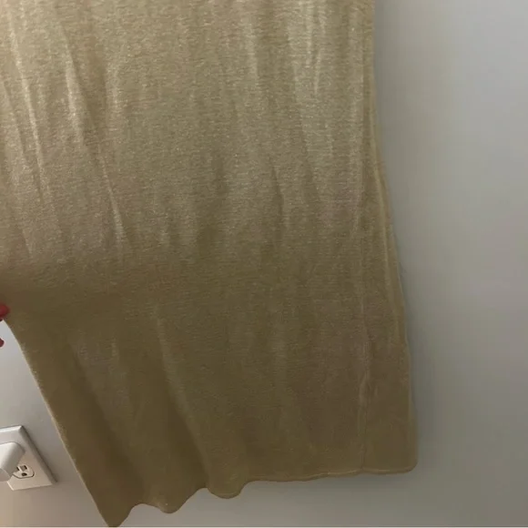 NWT Meshki Kamila Gold Maxi Dress with Long Sleeves - Picture 5 of 9